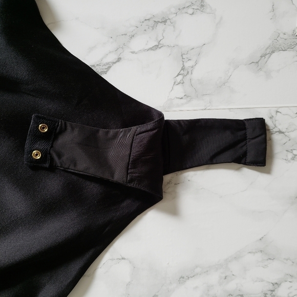 For Love And Lemons Virgo Ruffle Black Bodysuit - Picture 7 of 11